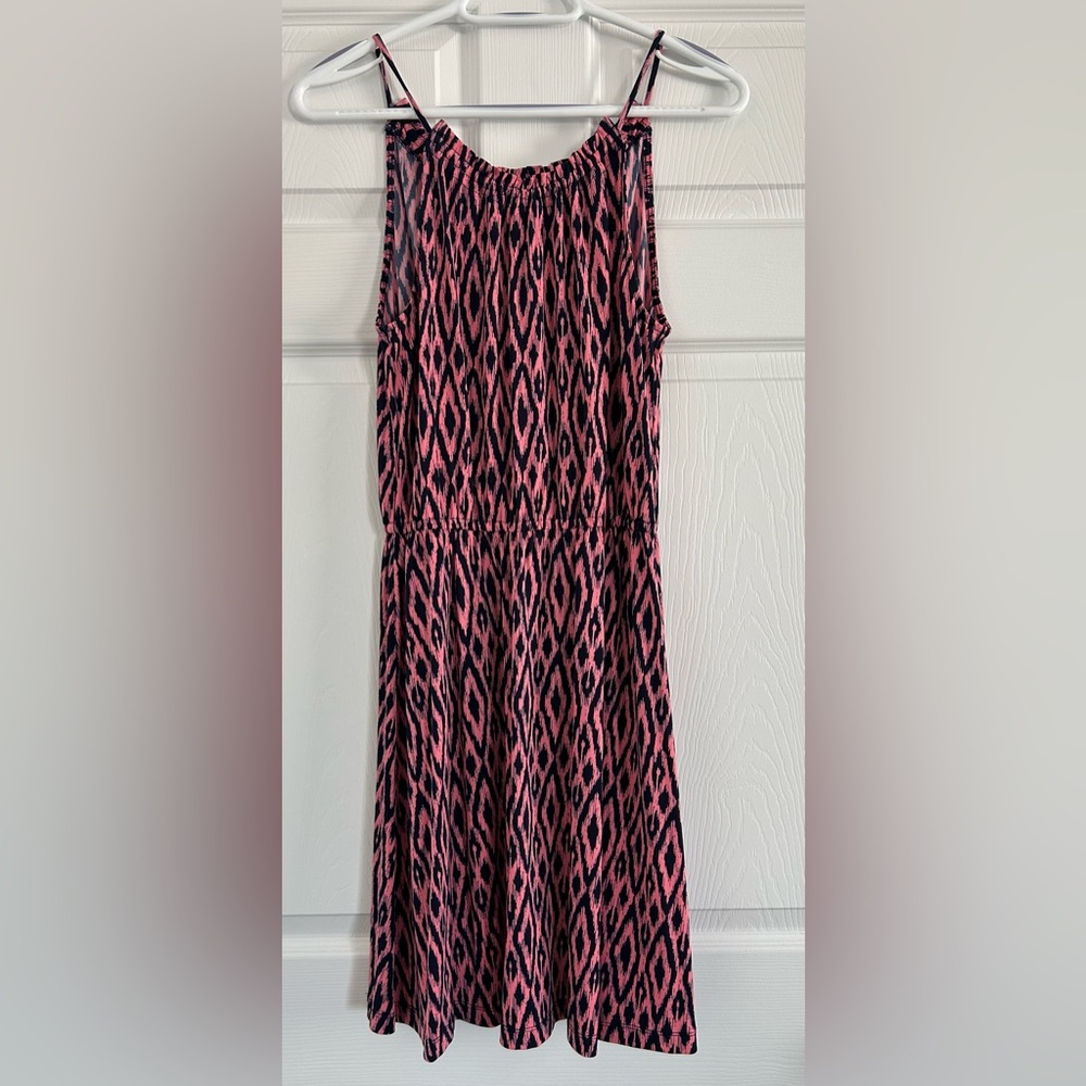 Banana Republic Pink and Black Mini Dress